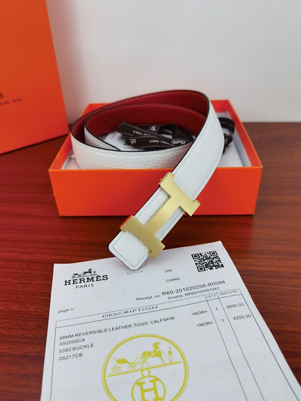 エルメス激安ベルト角部分ディテール